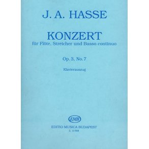 Konzert Op. 3, No. 7 : Für Flöte, Streicher und Basso Continuo