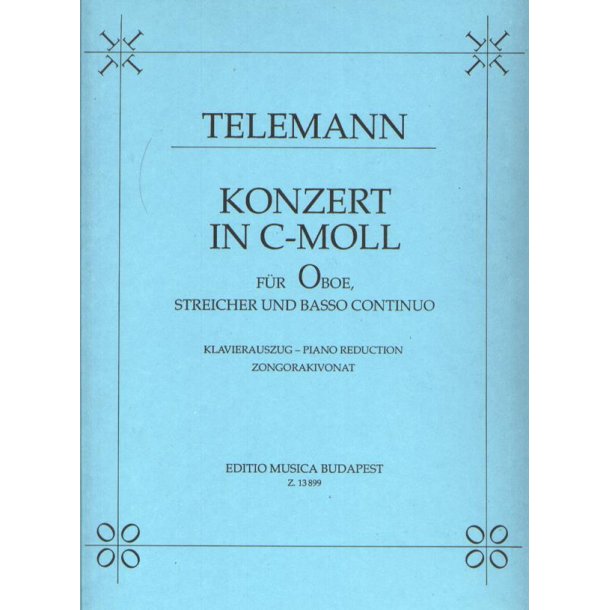 Konzert F&uuml;r Oboe, Streicher Und Basso Continuo O : Konzert in C-Moll