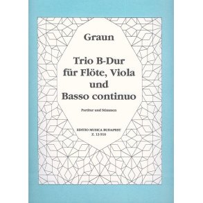Trio B-Dur für Flote, Viola und Basso Continuo