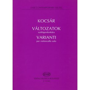 Varianti per violoncello solo