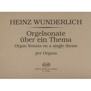 Orgelsonate über ein Thema