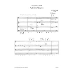 Aus der Ferne III : for String Quartet