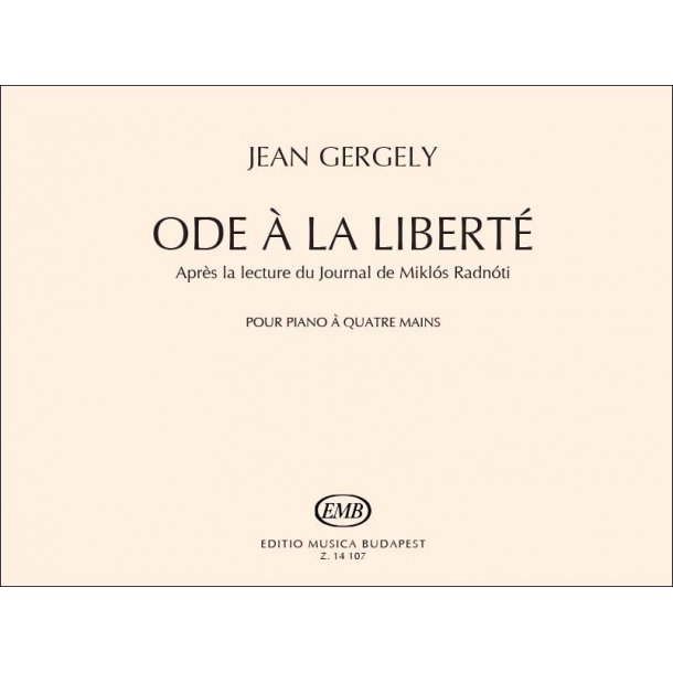 ODE A LA LIBERTEPOUR PIANO A QU