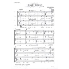 Hegyet hágék : in memoriam I.V. - népi imádság Erdélyi Zsuzsanna gyüjtéséböl