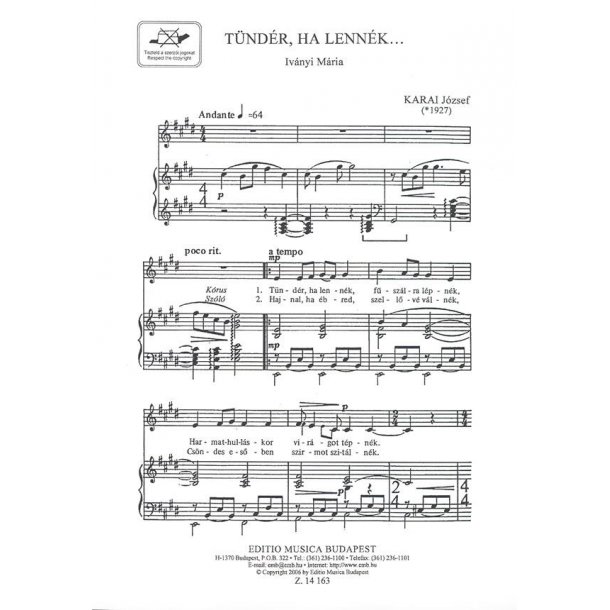 T&uuml;nder, ha lennek...