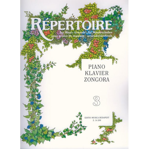 Repertoire f&uuml;r Musikschulen - Klavier III