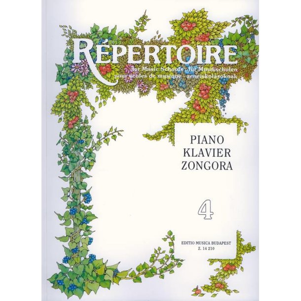Repertoire f&uuml;r Musikschulen - Klavier IV