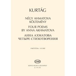 Four Poems By Anna Akhmatova : for Sopran Solo and Chamber Ensemble