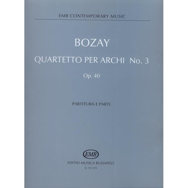 Quartetto per archi No. 3 op. 40