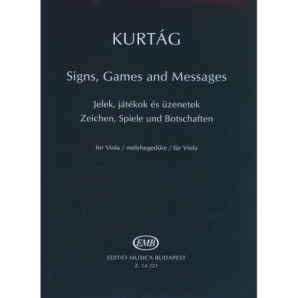 Zeichen, Spiele und Botschaften f&uuml;r Viola : Solo
