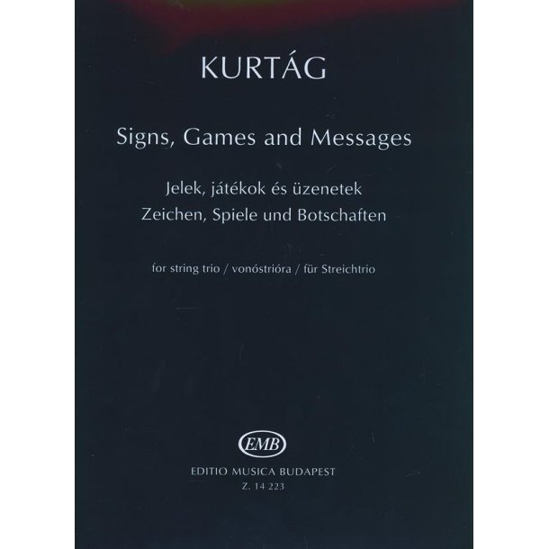 Zeichen, Spiele und Botschaften f&uuml;r Streichtrio : Spielpartitur