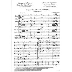 Hungarian Dances from the 17th Century