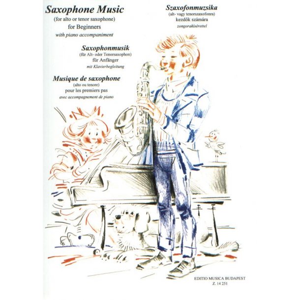 Saxophone Music for Beginners : For alto and tenor saxophone, with piano accomaniment