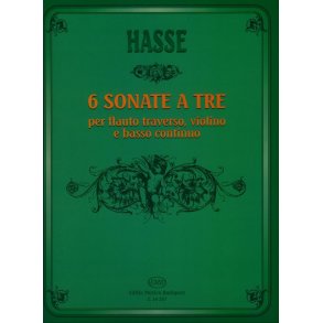 6 Sonate per flauto traverso, violino e basso cont