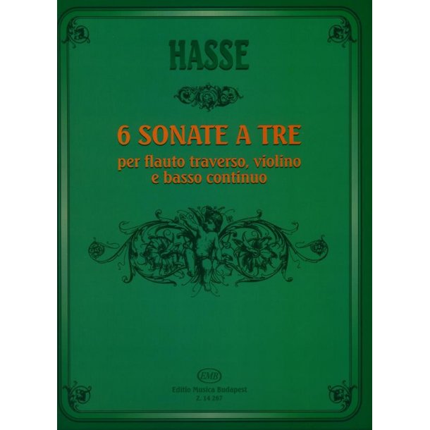 6 Sonate per flauto traverso, violino e basso cont