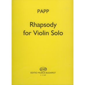 Rhapsody for Violin Solo
