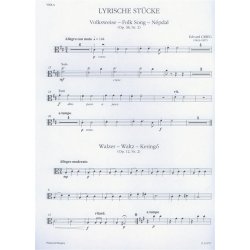 Lyrische St&uuml;cke : Vier St&uuml;cke f&uuml;r Streichorchester - Four Pieces for string orchestra