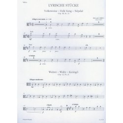 Lyrische St&uuml;cke : Vier St&uuml;cke f&uuml;r Streichorchester - Four Pieces for string orchestra