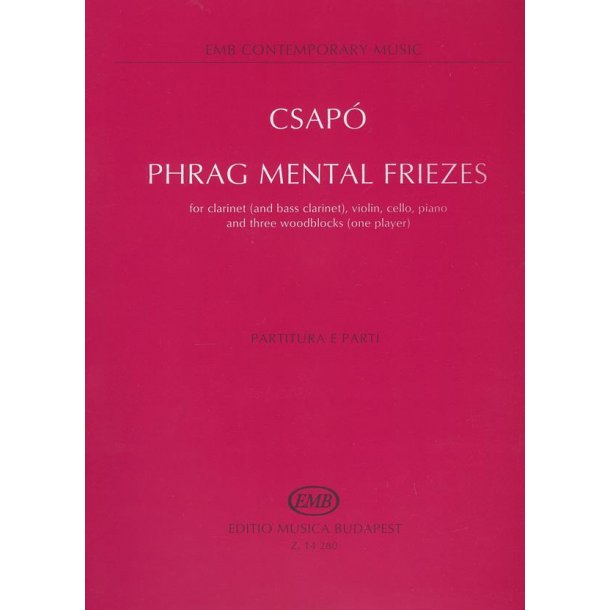 Phrag Mental Friezes for clarinet (and bass clar