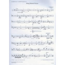 Phrag Mental Friezes for clarinet (and bass clar
