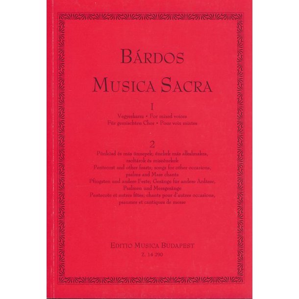 Musica Sacra f&uuml;r gemischten Chor 2 Pfingsten und : Pfingsten und andere Feste: Ges&auml;nge f&uuml;r andere Anl&auml;sse, Psalmen und Messges&auml;nge'
