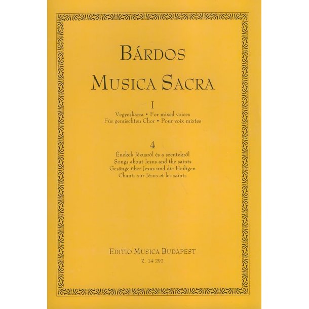 Musica Sacra f&uuml;r gemischten Chor Ges&auml;nge &uuml;ber Je : Lieder &uuml;ber Jesus und die Heiligen