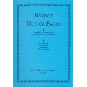 Musica Sacra für gemischten Chor V Marienlieder : Marienlieder