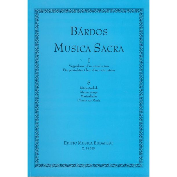Musica Sacra f&uuml;r gemischten Chor V Marienlieder : Marienlieder