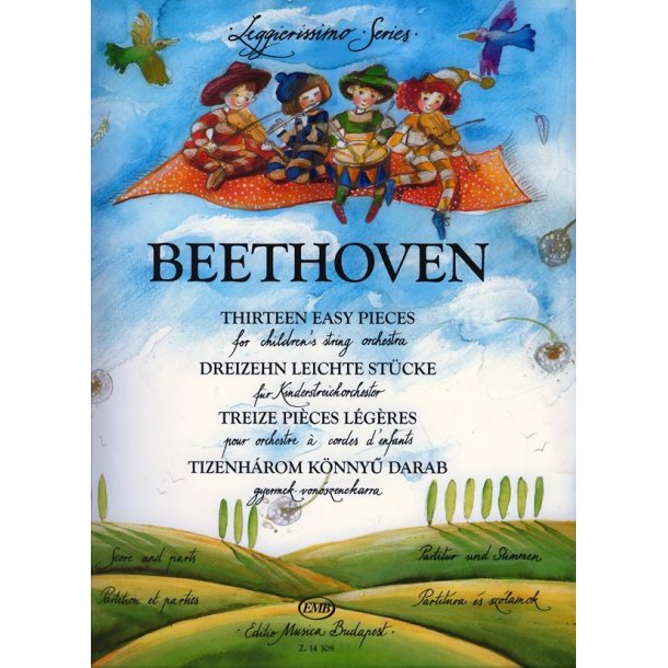Dreizehn leichte St&uuml;cke f&uuml;r Kinderstreichorchester : Score with Downloadable Parts
