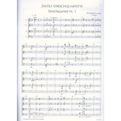 12 Streichquartette