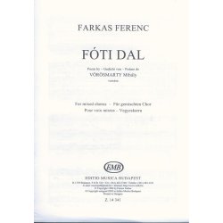 F&oacute;ti dal - f&uuml;r gemischten Chor