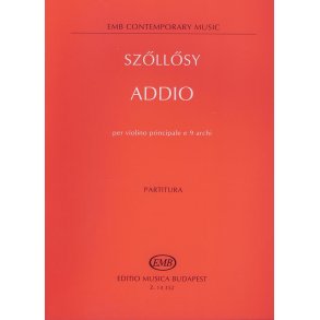 Addio per violino principale e 9 archi