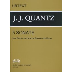 5 Sonate : per flauto traverso e basso continuo