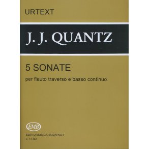 5 Sonate : per flauto traverso e basso continuo