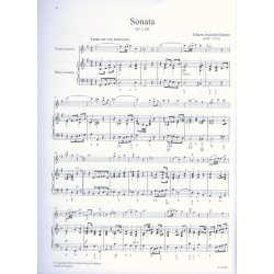 5 Sonate : per flauto traverso e basso continuo