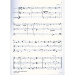 Lustige Trompeter - Merry Trumpeters : F&uuml;nf Trios f&uuml;r Trompeten - Five Trios for Trumpets