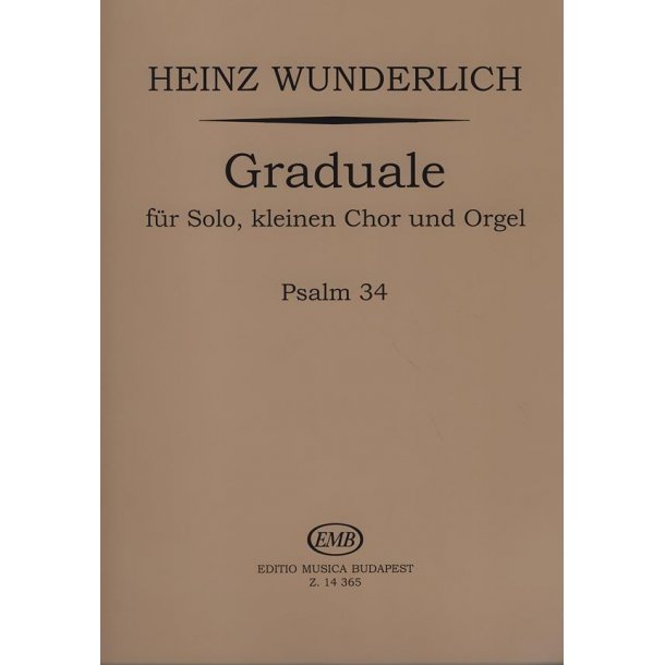 Graduale f&uuml;r Solo, kleinen Chor und Orgel - Psalm