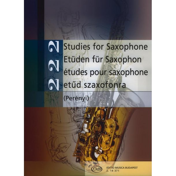 222 Et&uuml;den f&uuml;r Saxophon