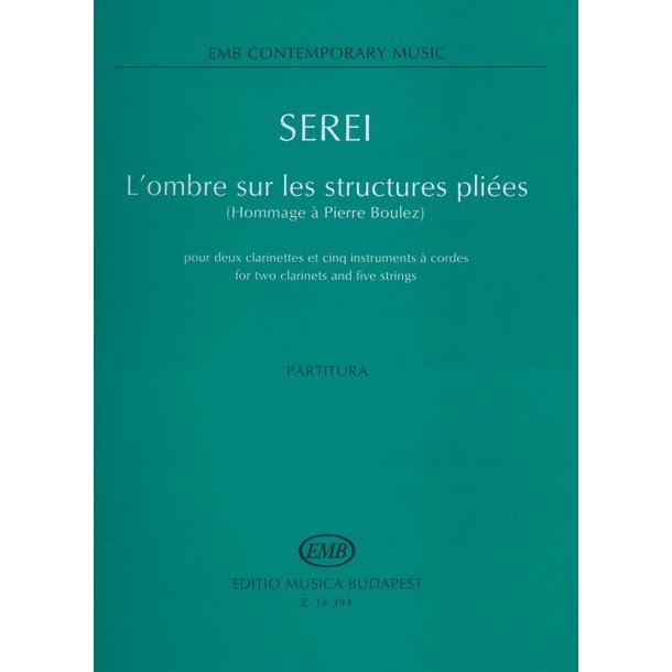 L'ombre sur les structures pliees (Hommage a Pie