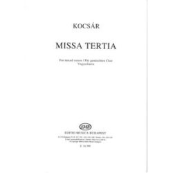 Missa tertia f&uuml;r gemischten Chor