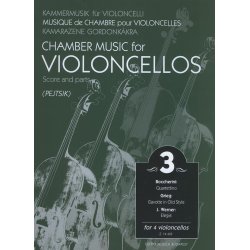 Chamber Music for/ Kammermusik f&uuml;r Violoncelli 3 : for 4 violoncellos