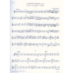 Concerti grossi - Ausschnitte - f&uuml;r Jugendstreicho