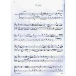 6 Sonatas for violoncello &amp; piano/two violoncellos