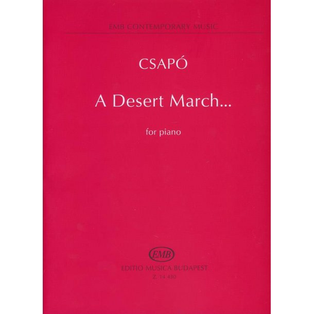 A Desert March... F&uuml;r Klavier