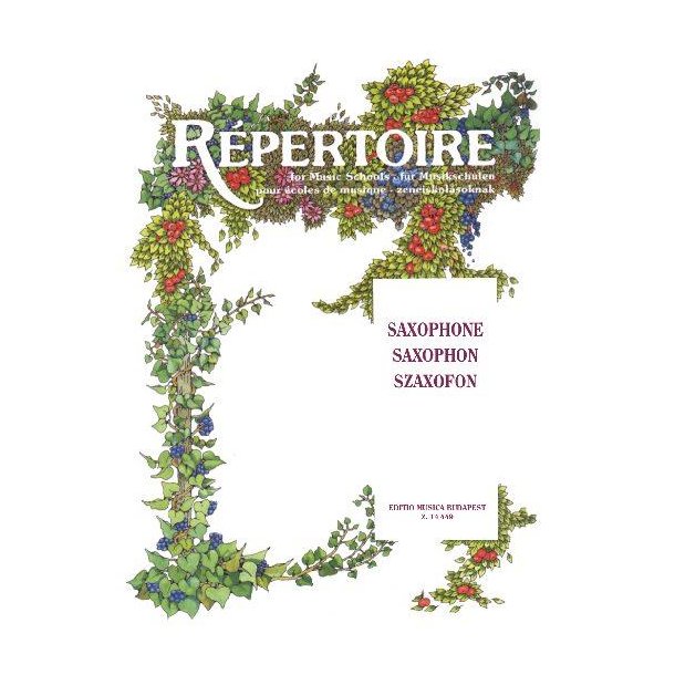 Repertoire f&uuml;r Musikschulen - Saxophon Solo