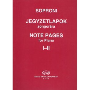 Note Pages for piano