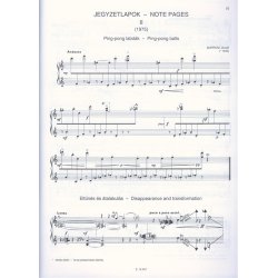Note Pages for piano