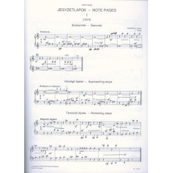 Note Pages for piano