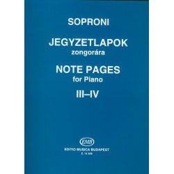 Note Pages for Piano