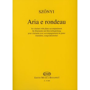 Aria e rondeau für Klarinette mit Klavierbegleitun : Klavierauszug